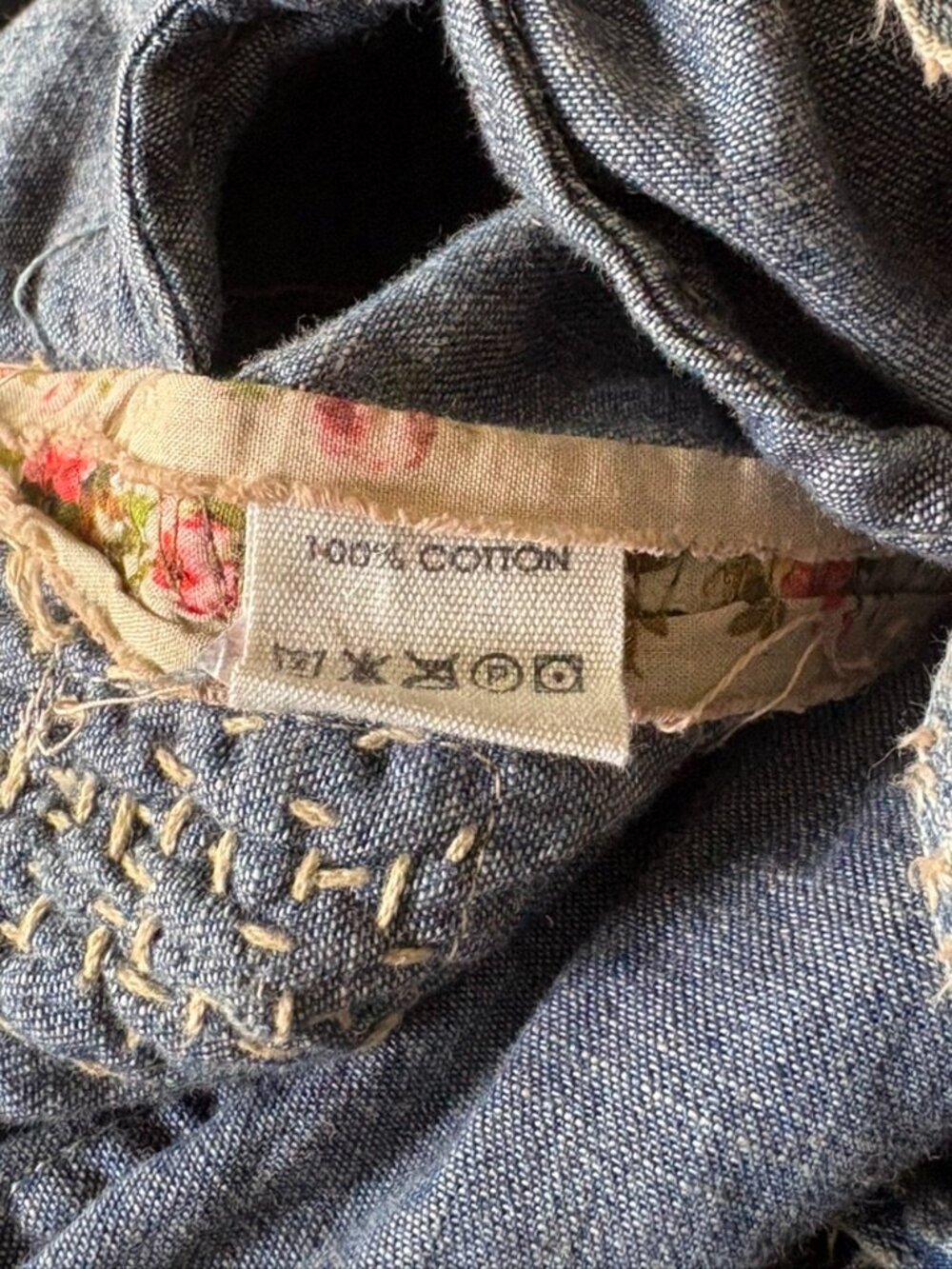 NEW Magnolia Pearl Rosarian Miner Denims, Washed Indigo OS - Picture 15 of 16
